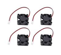 Bewinner Paquete de 4 Ventiladores Extrusores 3010 de Extremo Caliente de 30 X 30 X 15 Mm para Impresora 3D Pro, Ventilador de Refrigeración de Alta Velocidad con Doble Rodamiento de Bolas, Ventilador