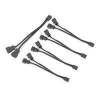 Bewinner Paquete de 5 Cables Divisores de Ventilador Convertidor 1 a 2, Cable de Extensión de 3 Pines para Ventilador de CPU de Caja de PC, Divisor en Y de Alimentación de de Computadora de 14 Cm/5,