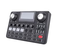 Bewinner Paquete de Micrófono Podcast con Tablero Mezclador de Sonido, Entrada de Micrófono Dual, Interfaz de Pantalla LED, Kit de Condensador con Brazo de Pluma para