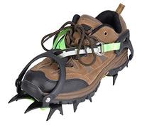 Bewinner Par de Crampones, Puntas Antideslizantes, Botas de Agarre de Hielo, para Senderismo Alpinismo