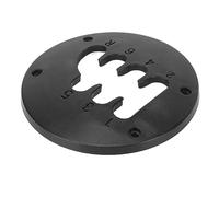 Bewinner para TH8A Gear Mid Plate, Simulator Shifter Mid Plate, 6 Speed Short Mid Throw Shifter Plate Mod Kit para TH8A, 75 Mm Mold Damping Mid Plate Kit para TH8A