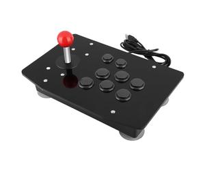 Bewinner PC Controller, Rocker Game Joystick Controlador de la manija del Juego de 8 Botones con ventosas Grandes de 50 mm de Tipo Fijo, Botones Tipo Tarjeta 3D Reproducción clásica