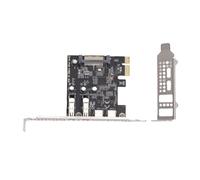 Bewinner PCIe A la Tarjeta de Expansión USB 3.2 Gen 1, Tarjeta USB C de 4 Puertos con 2 Puertos Tipo C y 2 Tipo A 5GBPS, Controlador de Host PCI Express para PC de Escritorio