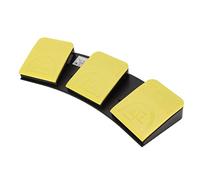 Bewinner Pedal de Pie Triple USB, Teclado de Computadora Programable, Conexión de Modo Dual, Pedal de Interruptor de Acción de Teclado de Control de Pie USB para Instrumento de Medios de Juego