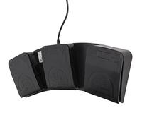 Bewinner Pedal USB con Tres Teclas, Interruptor Mecánico para Juegos, Transcripción, PC, Diseño Ergonómico para Mayor Comodidad, Material ABS