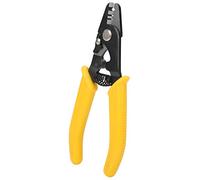 Bewinner Pelacables de Fibra CFS-3, Alicates Pelacables de Fibra óptica de 3 Orificios, Herramienta de Pelado de Alta Dureza de Calibre Ajustable para Capa Exterior de de 2- Mm, Capa Protectora