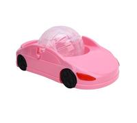 Bewinner Pelota de Ejercicio para Hámster, Coche Deportivo, Juguete para Correr de Plástico Que Gira Suavemente con Diseño Espacioso, Estructura de Rueda única, Fácil de Limpiar, Color Rosado (Pink)