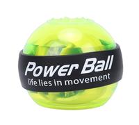 Bewinner Pelota de Entrenamiento de Muñeca con Giroscopio Iluminado, Herramienta de Entrenamiento de Brazo y Antebrazo para Fuerza y flexibilidad de Agarre, Diseño Compacto con Rotor de Zinc (GREEN)