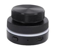 Bewinner Perilla de Control de Volumen, Controlador Multimedia USB C Bluetooth 2.4G con Perillas Dobles de Luz RGB, Controlador USB C Bluetooth 2.4G para Navegación de Medios de Volumen