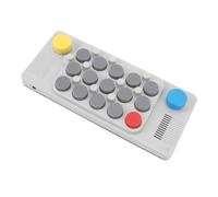 Bewinner Piano de Teclado de Música Electrónica Portátil para Niños, Mini órgano Recargable con Conector para Auriculares de 3,5 Mm, 20 Tonos, Instrumento de Bolsillo con Pegatinas