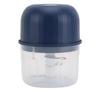 Bewinner Picadora de Ajos Eléctrica con 3 Cuchillas, Picadora Multifuncional de 260 ML para Ajo, Cebolla, Jengibre, Chile, Nueces, Compacta y Fácil de Limpiar, Azul (BLUE)