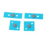 Bewinner Pies de Goma para Computadora Portátil, Patas Inferiores para Computadora Portátil Antideslizantes, Almohadillas para Pies Duraderas para Computadora Portátil, Patas Inferiores de (Plata)