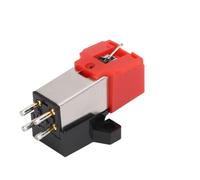 Bewinner Piezas de Repuesto para Tocadiscos Móviles de Cartucho de Doble Imán AT91R, Rango de Frecuencia de 20-20000 Hz, Voltaje de Salida de 3,5 MV, Separación de Canales de 18 DB,