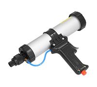 Bewinner Pistola de Calafateo Neumática Pistola de Pegamento de Aire Profesional con Regulador de Presión de Aire, de Calafateo de Aleación de Aluminio de 310 Ml para un Flujo de Pegamento Preciso,
