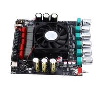 Bewinner Placa Amplificadora de Audio Bluetooth de 2.1 Canales, Amplificador Digital 200Wx2+400W con Ajuste de Tono Alto y bajo, Sonido Claro para Altavoces Domésticos