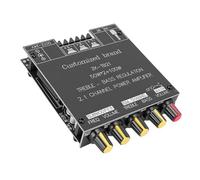 Bewinner Placa Amplificadora de Sonido Bluetooth 5.0 de 2.1 Canales, Amplificador de Potencia de Subwoofer de 50W X 2, 100W con Control de Graves y Agudos, Entrada Auxiliar para