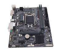 Bewinner Placa Base DDR4 M ATX Desktop PC, Compatible con CPU de la Décima Generación, LAN Realtek GBE a Bordo para CPU de Décima Generación, 64 GB de Memoria DDR4, Interfaz DVI, Ranuras