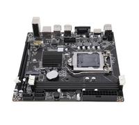 Bewinner Placa Base H81, Placa Base Mini ITX para Juegos Compatible con Core I3, I5, I7, E3 V3, Celeron y Pentium G Series, con Ranura M.2 NVMe, DDR3 1600MHz, Doble Canal PCI Express x16.