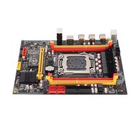 Bewinner Placa Base para PC X79 M2, Diseño de Luz Indicadora Memoria DDR3 Funcionamiento Rápido Efectivo Suministros de Computadora DDR3 1866/1600/1333 MHz para CPU