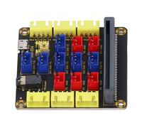 Bewinner Placa de Expansión, Tipo B, Conector de Sonido, Micro USB, Alimentación, DC 3,3-5,5 V con Cubiertas de Puente, para Desarrollo