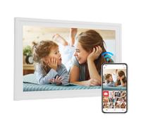 Bewinner Planificador de la Tabla de Tareas de Calendario Digital Smart WiFi de 15.6 Pulgadas, Pantalla Táctil Interactiva HD, Organizador de Programación Familiar, Marco de (Enchufe de la UE