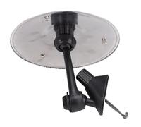 Bewinner Platillo de Choque para Ventilación de Coche con Soporte Ajustable, Sonido Claro y Nítido y Alto Volumen, Divertido Tambor de Tablero para Entretenimiento en el Coche, Ritmo (SILVER)