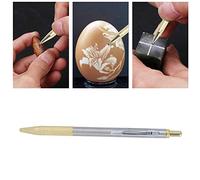 Bewinner Pluma de Trazado de Acero de Tungsteno para Marcador de Vidrio, Herramienta de Corte de Grabador de Cerámica, Pluma de Tallado Galvanizada Dorada para Metal, Plástico, Vidrio, Cerámica,