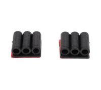 Bewinner Portabrocas Autoadhesivo Organizador de Fundas para Brocas de 3 Orificios, Base de Goma Resistente, Diseño de Ranura Abierta para Acceso Rápido a las Brocas, Compatibilidad Universal para