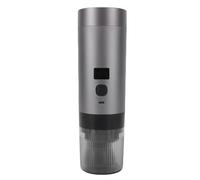 Bewinner Portátil, Máquina de Café Molido y Cápsulas 3 en 1, Calentamiento Rápido 90°C en 5 Minutos, Batería Recargable, Pantalla Digital, Compacta para Viajes, Camping, Oficina