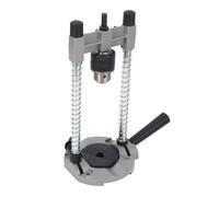 Bewinner Prensa de Guía de Broca Portátil, Aleación de Aluminio, Corte en ángulo Preciso, Soporte de Accesorio de Guía de Broca de Profundidad Ajustable para Taladrar Recto o en ángulo en Madera,