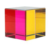 Bewinner Prisma de Cubo de Vidrio óptico, Juguete de Física de 6 Lados de 50 Mm y Decoración de Mesa: CREA Patrones de Luz de Iris para Fotografía, Regalo Educativo Stem (50MM)