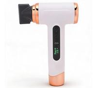 Bewinner Pro 200W Secador de pelo de viaje recargable - 3 velocidades y 3 temperaturas, secador inalámbrico, 15000 mAh, secador portátil con pantalla digital para mujeres en camping,