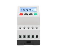 Bewinner Protector de Secuencia de Fase de Voltaje Trifásico CA 208-480 V, relé de Monitor Protector de Sobretensión con Valores Ajustables, Reinicio Automático/manual, Monitoreo en Tiempo Real para