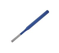 Bewinner Punzón de Pasador Paralelo de 6 Mm de Acero Al Cromo Vanadio CRV-V - Punzón de Deriva Resistente para Pasadores de Rollo, Central y de Clavos, Tratado Térmicamente con Azul, 150 Mm de Largo,