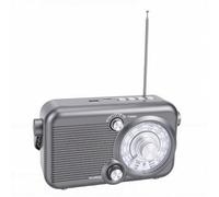 Bewinner Radio Am FM SW Portátil, Radio de Transistores, Altavoz Bluetooth Retro de 60 W con Reproducción de MP3 USB, Conector para Auriculares de Corta de 3 Bandas para Emergencias en
