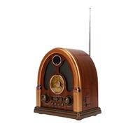 Bewinner Radio Am FM SW Portátil Vintage para Acampar en Casa (Oscuro)