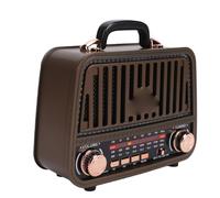 Bewinner Radio con Altavoz Bluetooth Portátil |Receptor Am/FM/SW con Antena Telescópica, Batería Recargable y Diseño Vintage para el Hogar, Viajes y Camping