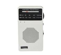 Bewinner Radio de Bolsillo Am FM Portátil con Clip para Correa, Toma de Auriculares de 3.5 Mm de 3.5 Mm, Sonido HiFi, Antena Retráctil Extendida para una Fuerte (Versión de EE. UU.)