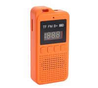 Bewinner Radio De Bolsillo Recargable para Personas Mayores Pantalla LCD, Receptor FM Bluetooth, Radio Portátil con Correa para El Cuello Batería USB Tipo C 600mAh, Reproductor De Música