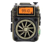 Bewinner Radio de Dedo de Banda Completa con Bluetooth 5.2, Recepción FM Am SW WB, Batería Recargable de 1200 MAh, Control Remoto de Aplicación Inteligente