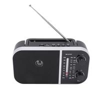 Bewinner Radio Multiband Am FM SW con Bluetooth, Radio Portátil Recargable con Pantalla Digital, Altavoz Portátil para Ancianos, Inicio, Emergencias de Viaje (EU Enchufe 220V)