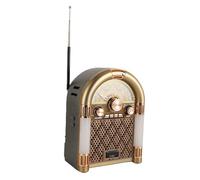 Bewinner Radio Portátil Am FM SW Bluetooth, Altavoz de Radio Retro Bluetooth 5.0 con Am FM SW, Altavoz Inalámbrico Portátil Recargable para Interiores (EU Enchufe 220V)
