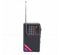 Bewinner Radio Portátil Am FM SW |Recepción de 3 Bandas con Antena de 21 Cm, Batería Recargable de 800 MAh, Sonido Claro y Conector para Auriculares, Diseño con Clip para Uso en (Black)