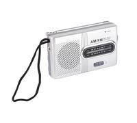 Bewinner Radio Portátil de Transistores Am FM, Altavoz de 5 W, Batería de Larga Duración, Radio de Bolsillo con Conector para Auriculares, Fácil Sintonización para Personas Mayores,
