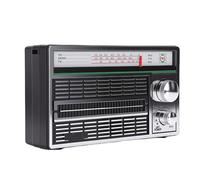 Bewinner Radio Portátil Retro Am/FM/SW |Radio Portátil con Pilas con Antena de 21 Cm, Plug & Play, Sonido Claro para Viajes, Senderismo y Uso Doméstico