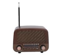 Bewinner Radio Portátil Retro |Receptor Am/FM/SW con Antena Telescópica, Bluetooth y Batería Recargable para el Hogar, Viajes y Camping