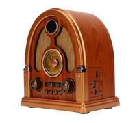 Bewinner Radio Vintage Am FM SW, Altavoz Bluetooth TWS con Reproducción de Tarjeta USB (Yellow)