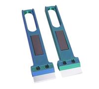 Bewinner Raspador de Placa de Construcción de 2 Piezas para Impresora 3D Lab, Cuchillas de Acero SK5 con Tornillo para Limpieza de Plataforma y Eliminación de Modelos, Juego de Herramientas 2 en 1