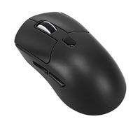 Bewinner Ratón Inalámbrico, 2.4G Bluetooth Modo Dual Silencioso Periférico de Computadora Inalámbrico con Receptor USB, Dispositivo Señalador Portátil para PC Portátil, 1000 1200 1600 dpi (Black)