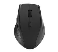 Bewinner Ratón Inalámbrico, 2.4G Ratón de Oficina óptico Móvil Portátil Ergonomía Ratón Inalámbrico de 6 Teclas Alimentado por Batería con Receptor USB para PC Portátil para